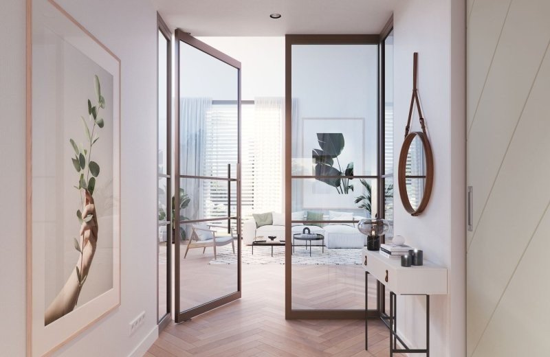 Medium jpg stijl hoekopstelling industrieel hal met taatsdeur zijlicht brons 691c399d1bc68