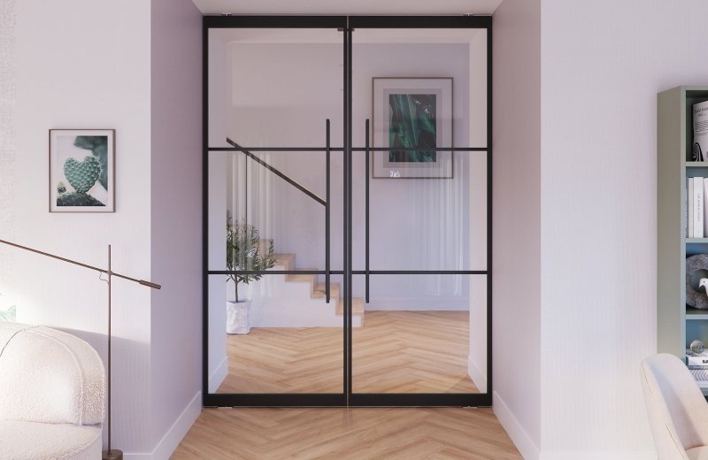 Skantrae slimseries alu taatsdeur zwart product